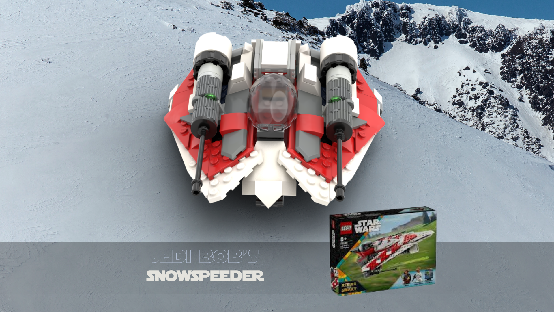 Jedi Bob's Snowspeeder - 75388 alternative alternate build