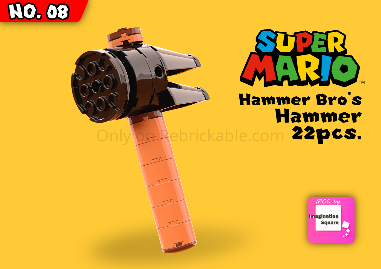 Hammer Bro's Hammer - Display Figure 08 - Super Mario Bros.