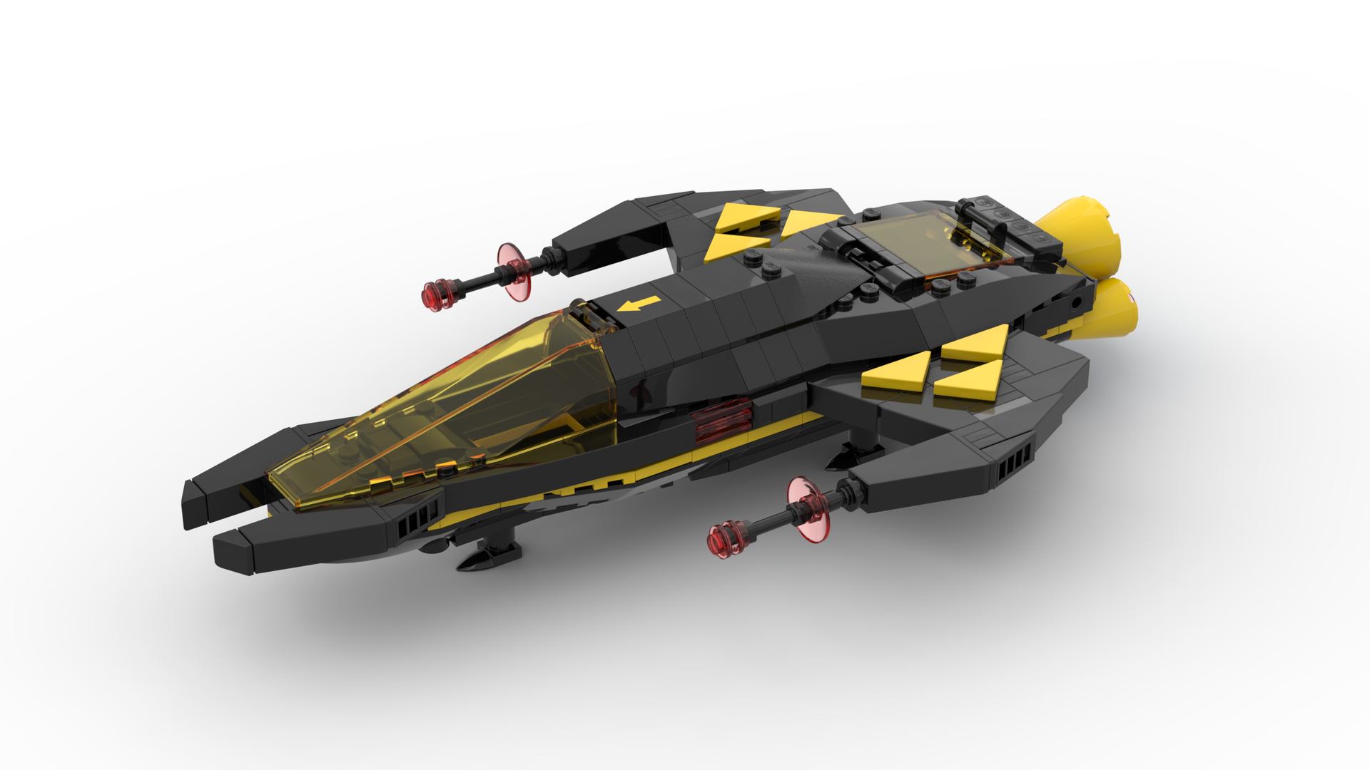 Blacktron Galactic Bounty Hunter's Ship