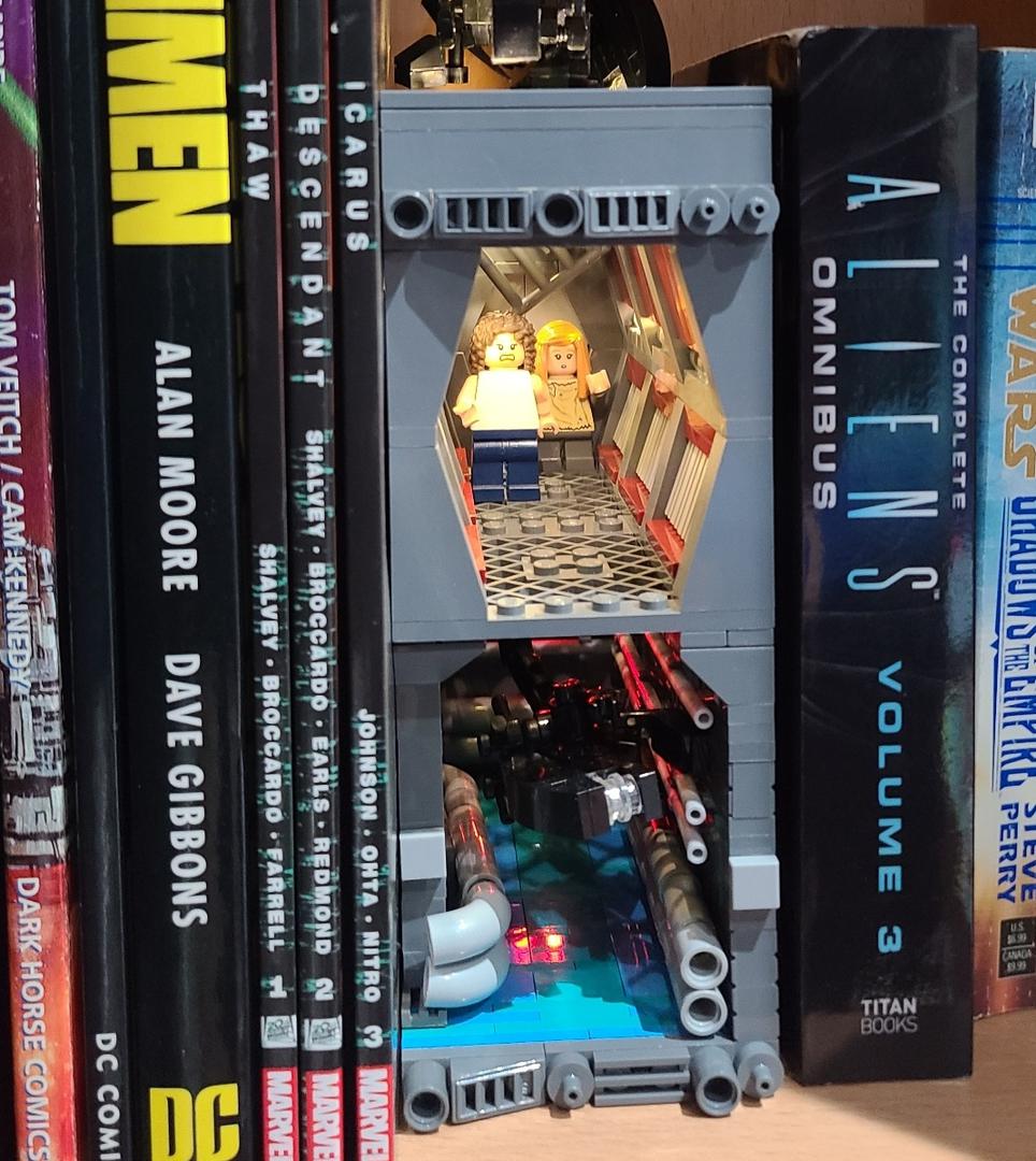 Aliens Movie Hadley's Hope Book Nook MOC