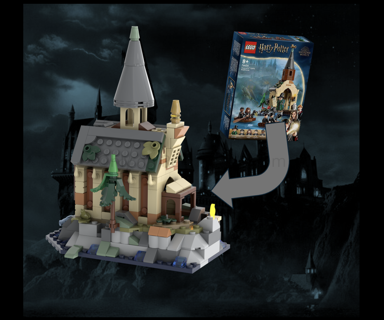 The Great Hall (76426 alternate) alternate build