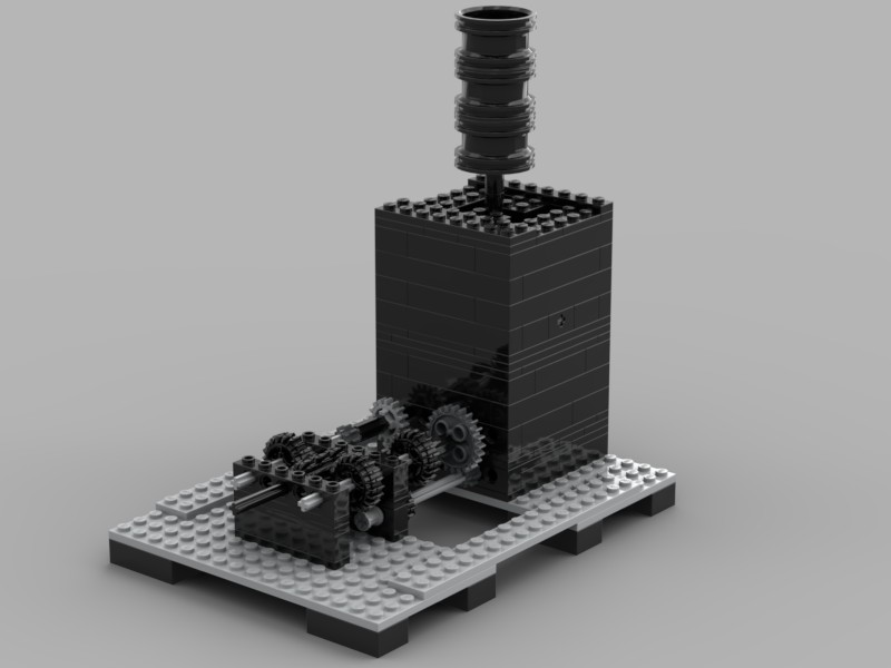 Lego 4 speed H pattern transmission
