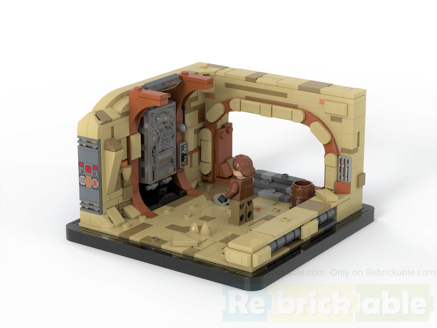 Han's Carbonite Awakening - Diorama