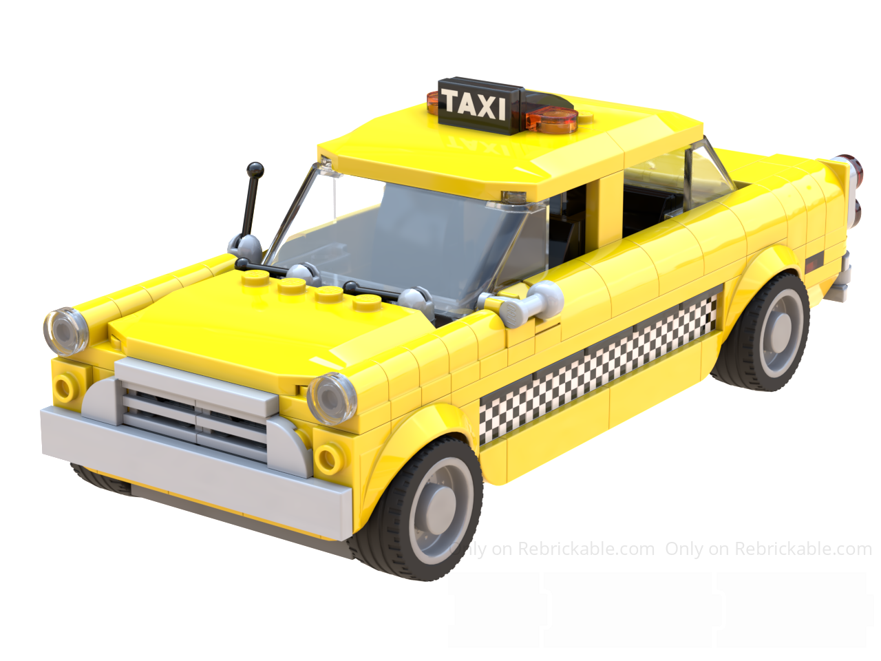 Checker A11 Marathon Sedan (MOC-192877) - LEGO MOC | MOC Tracker