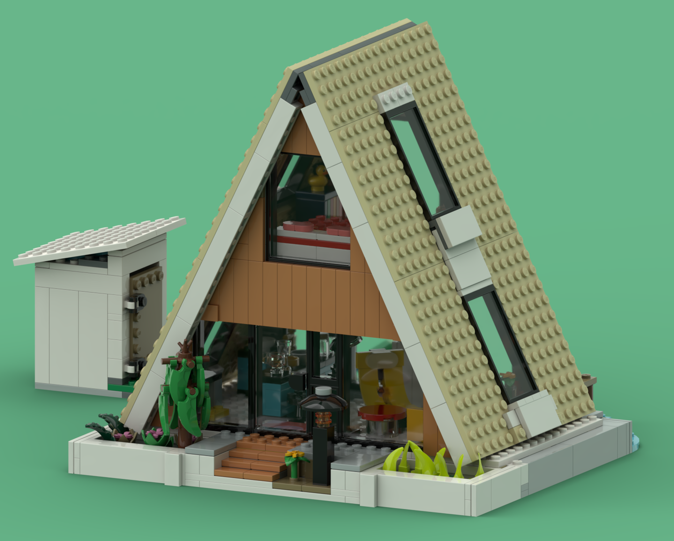 31153 A-Frame Cabin