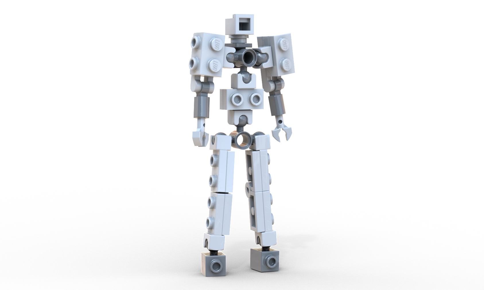 Micro Robot Frame: Fully Posable Mini Mech