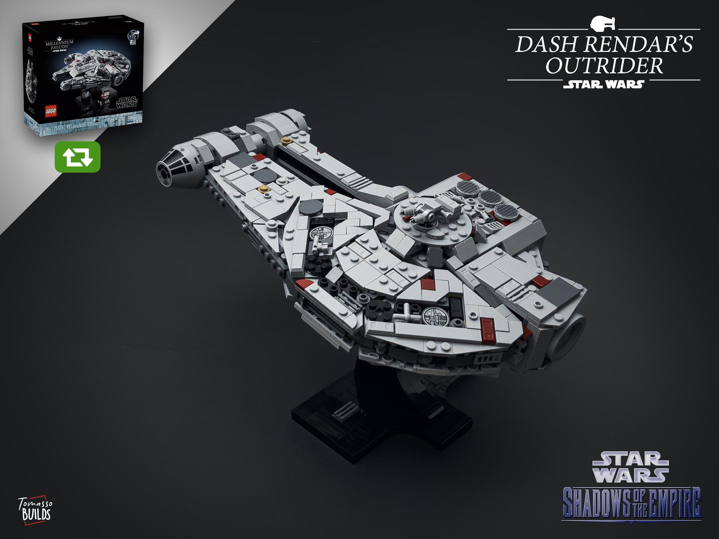 Dash Rendar's Outrider from 75375 Falcon