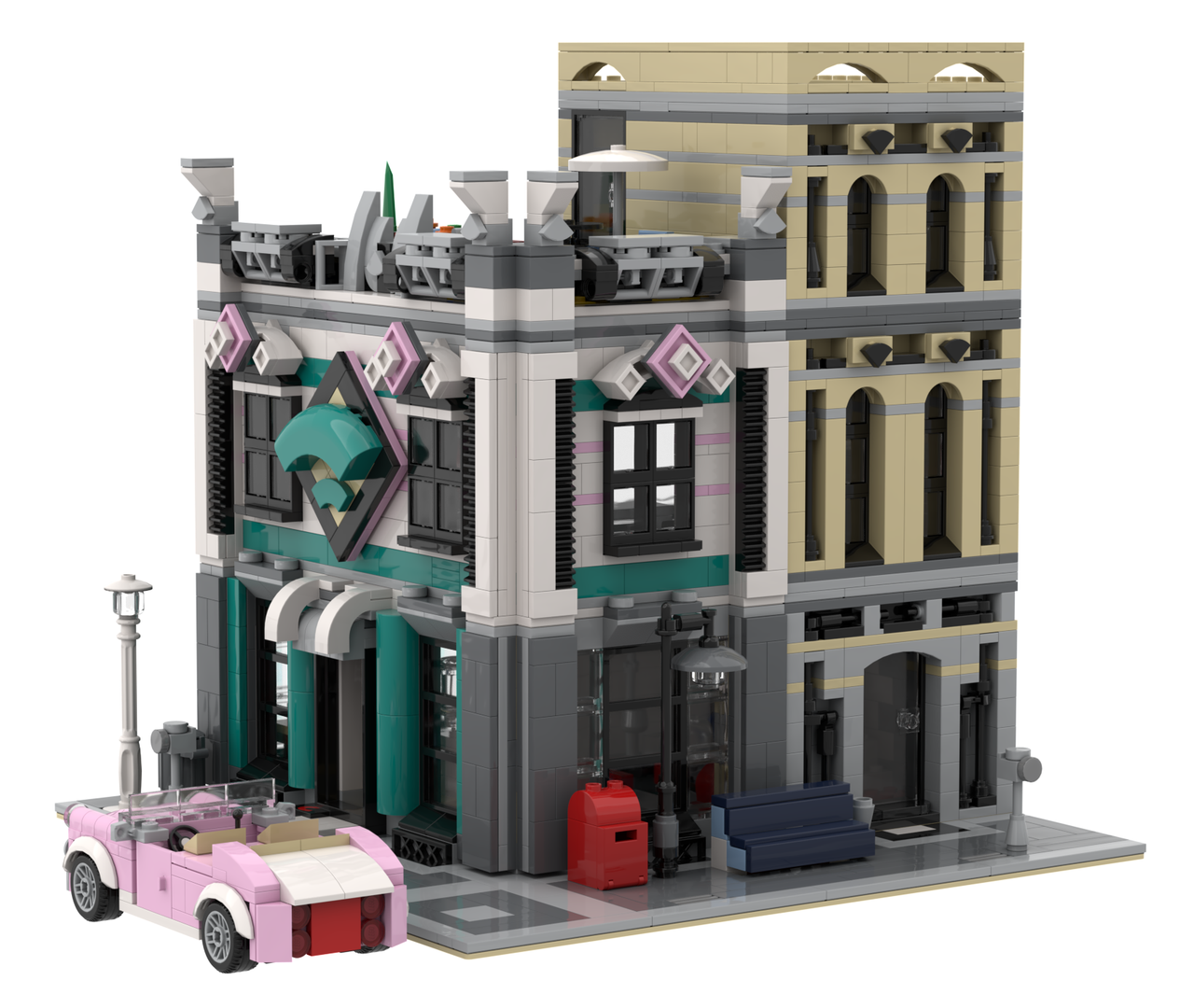 Internet Café (10260 Downtown Diner Alternate Model Modular)