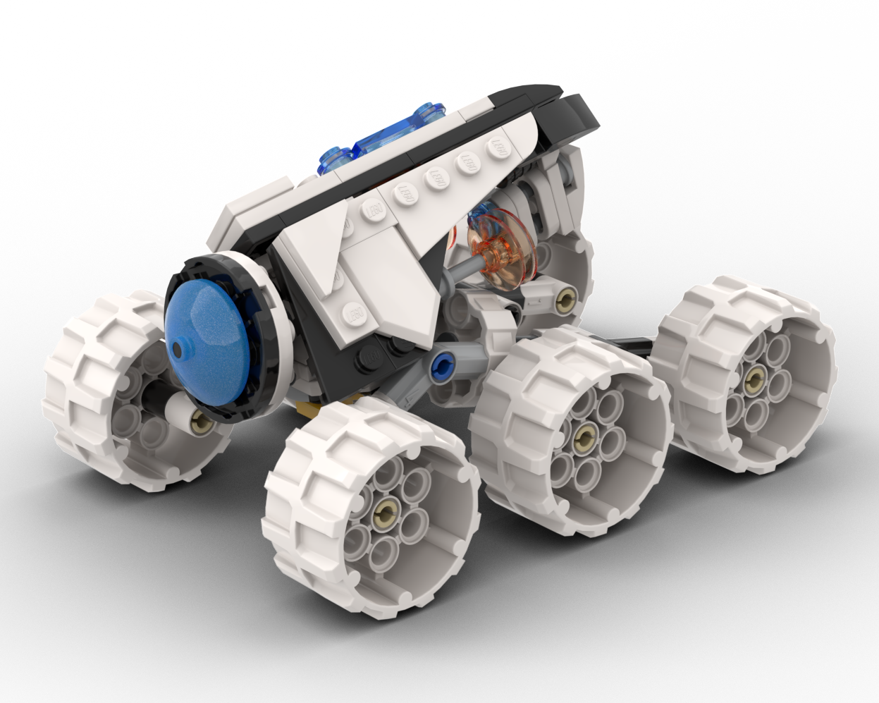 Rover drone built from bag 3 and two spare parts of the LEGO DREAMZzz space set 71475