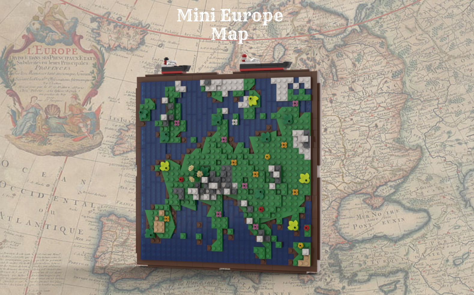Mini Europe Map