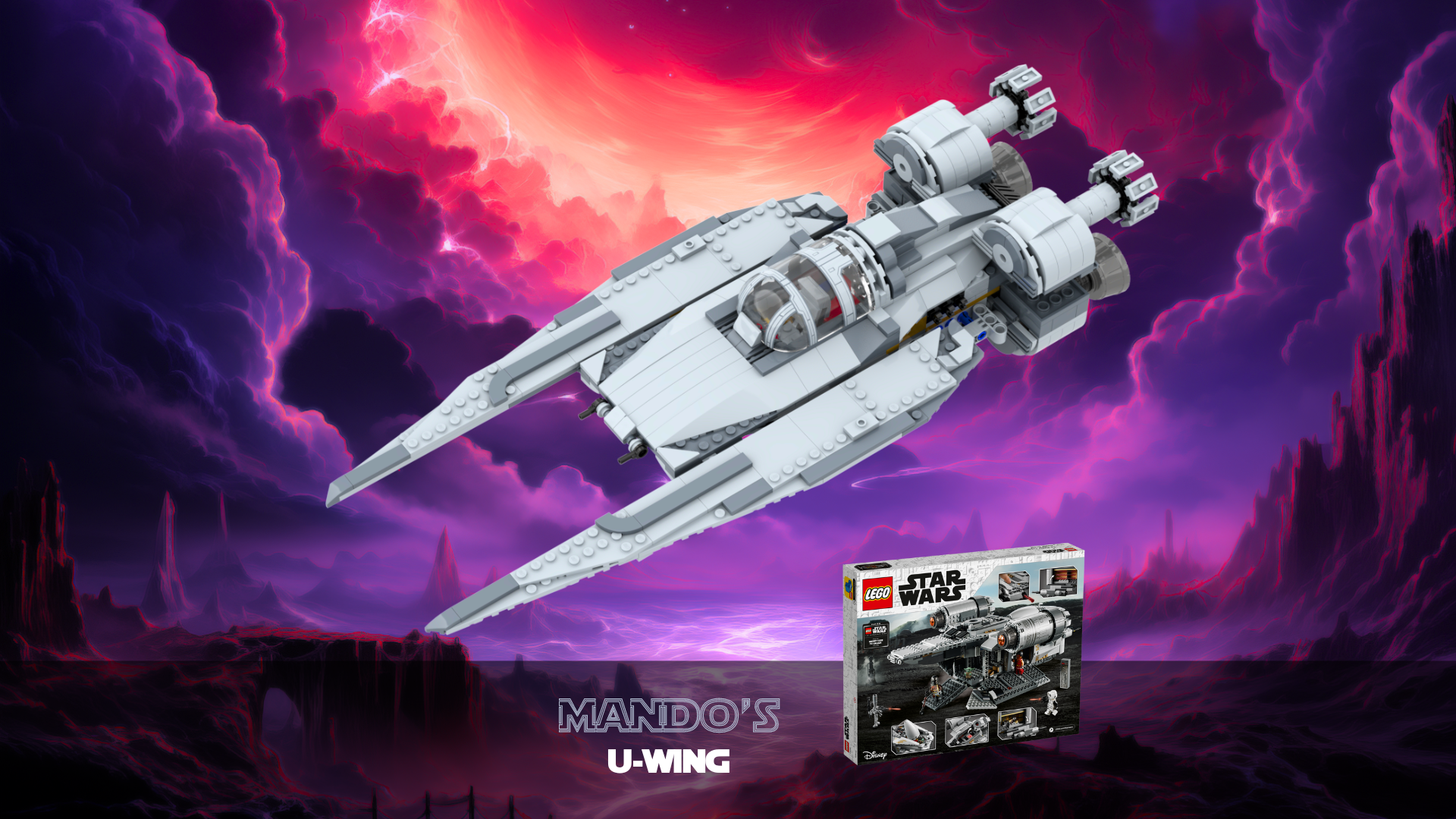 Mando's U Wing - 75292 alternative alternate build