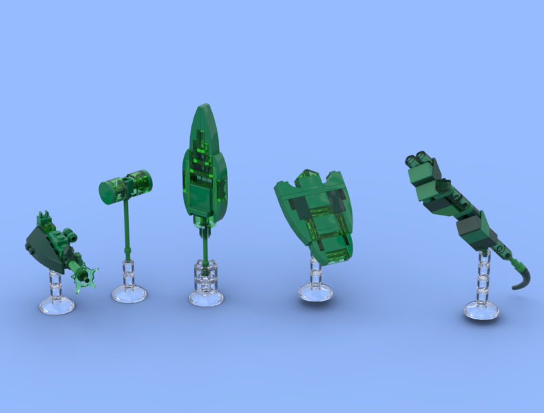 Green lantern constructs #1