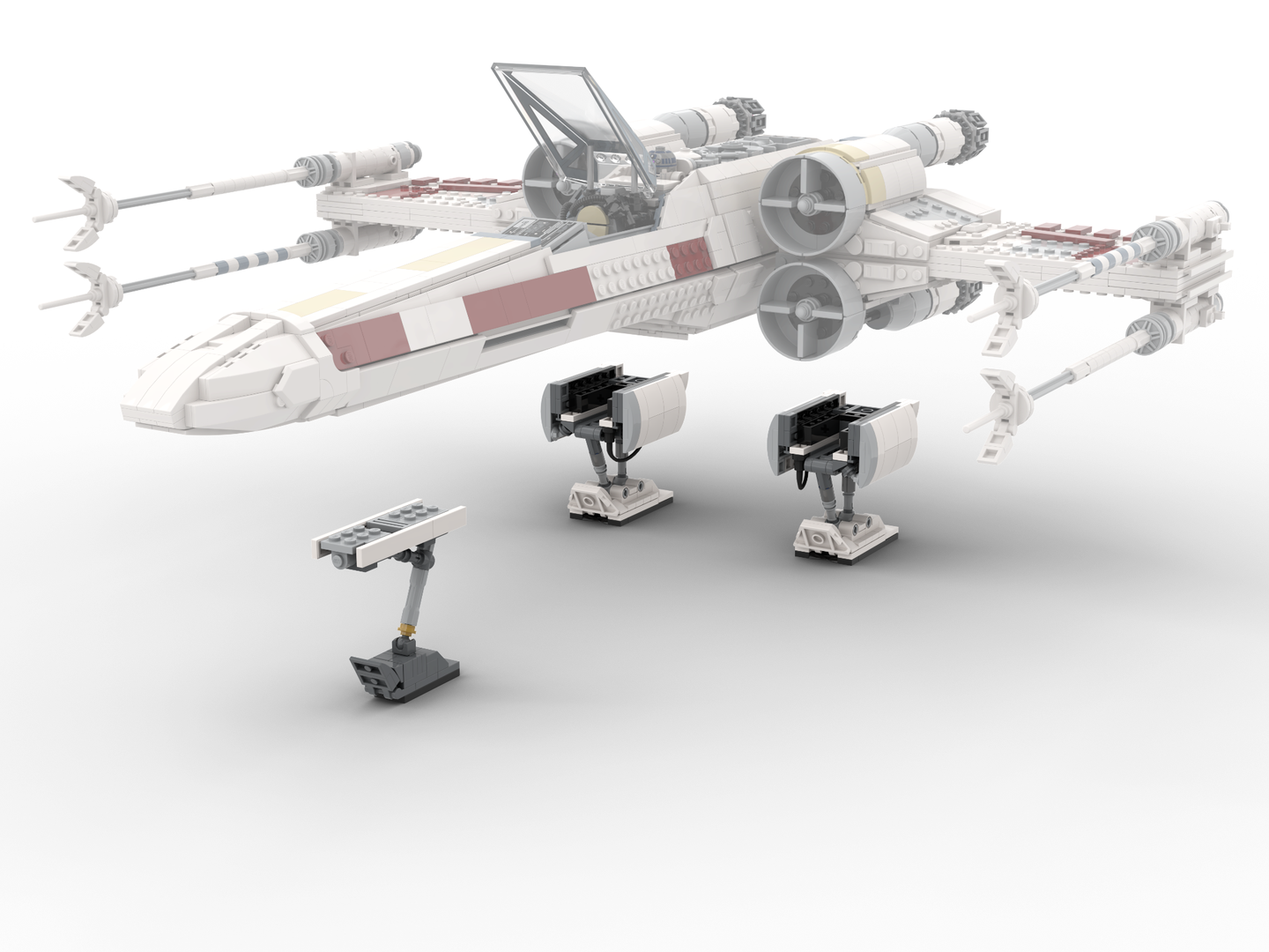 X wing Landing Gear for 75355 UCS and GotB's MOD