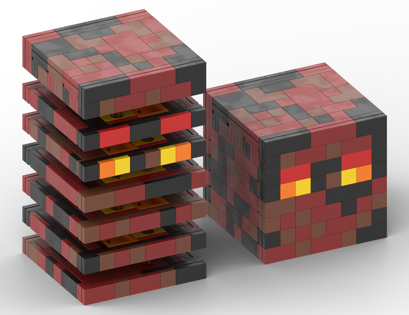 Large Minecraft Magma Cube