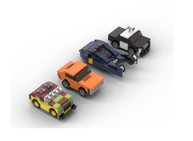 Dimension Style Iconic Movie &amp; TV Cars