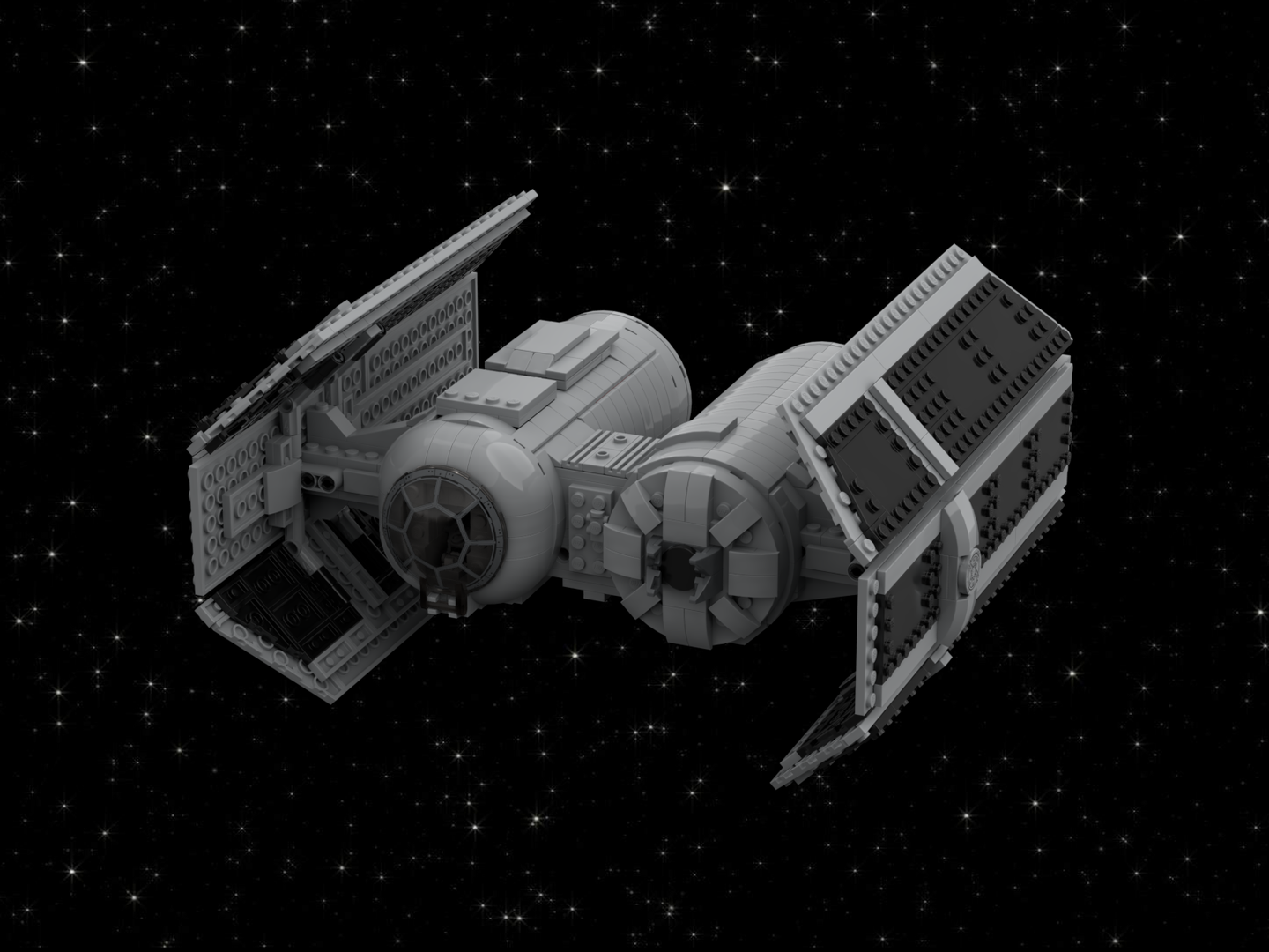 TIE/sa Bomber - Minifig Scale