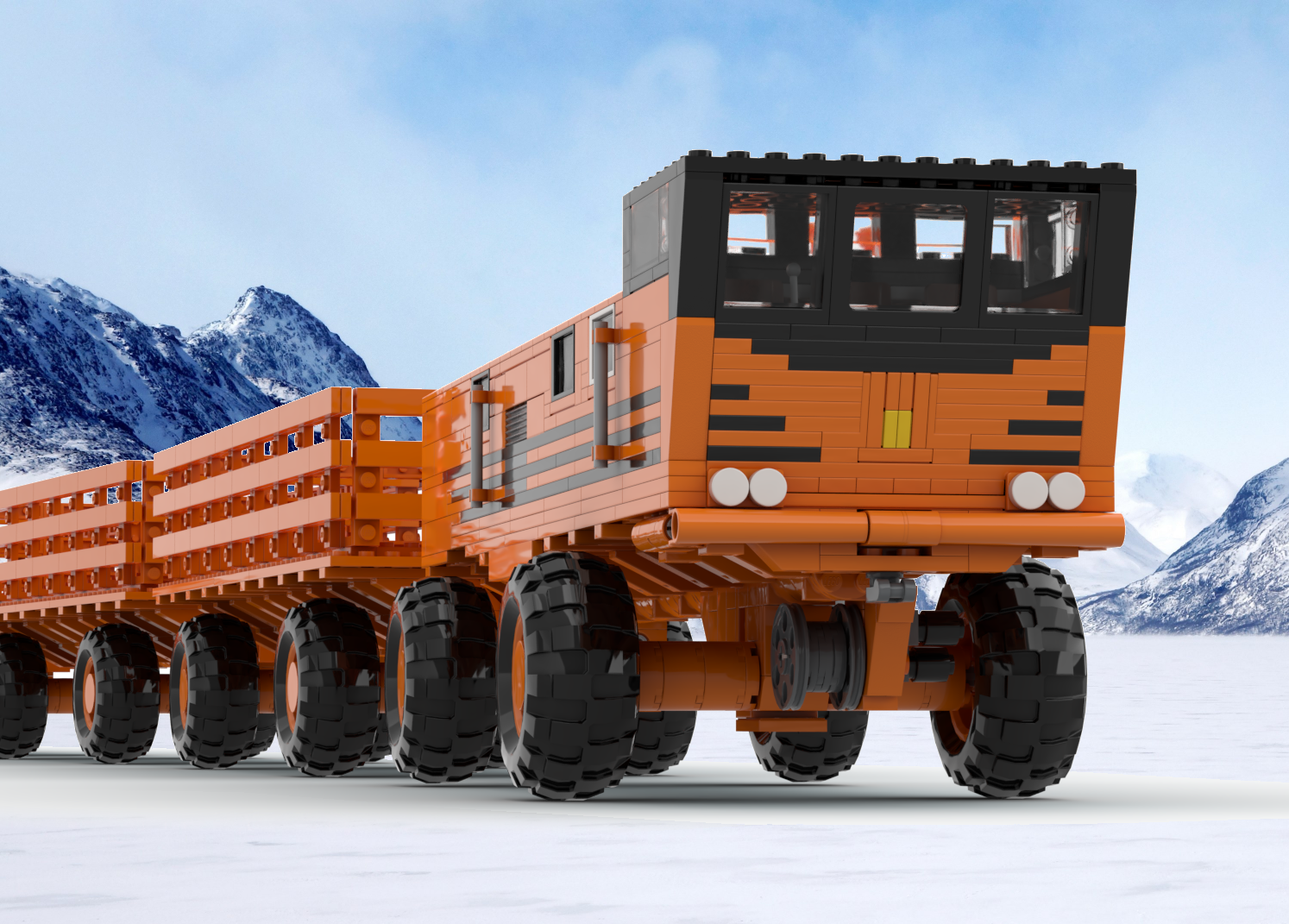 VC-22 Sno-Freighter - Minifig Scale