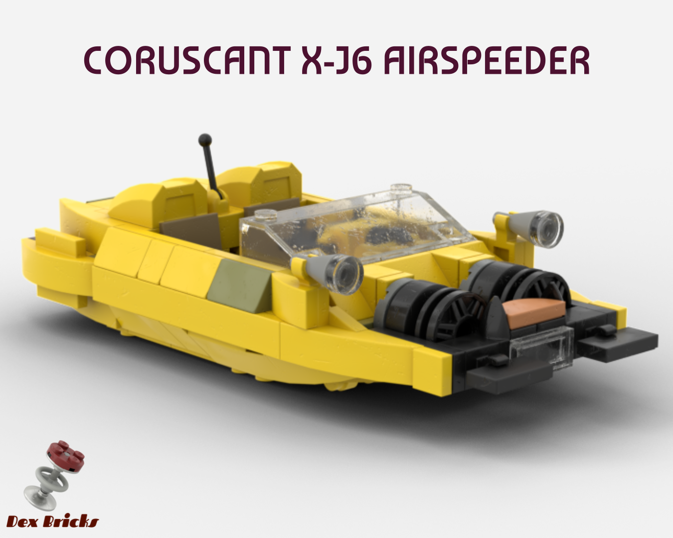 X-J6 Coruscant Airspeeder