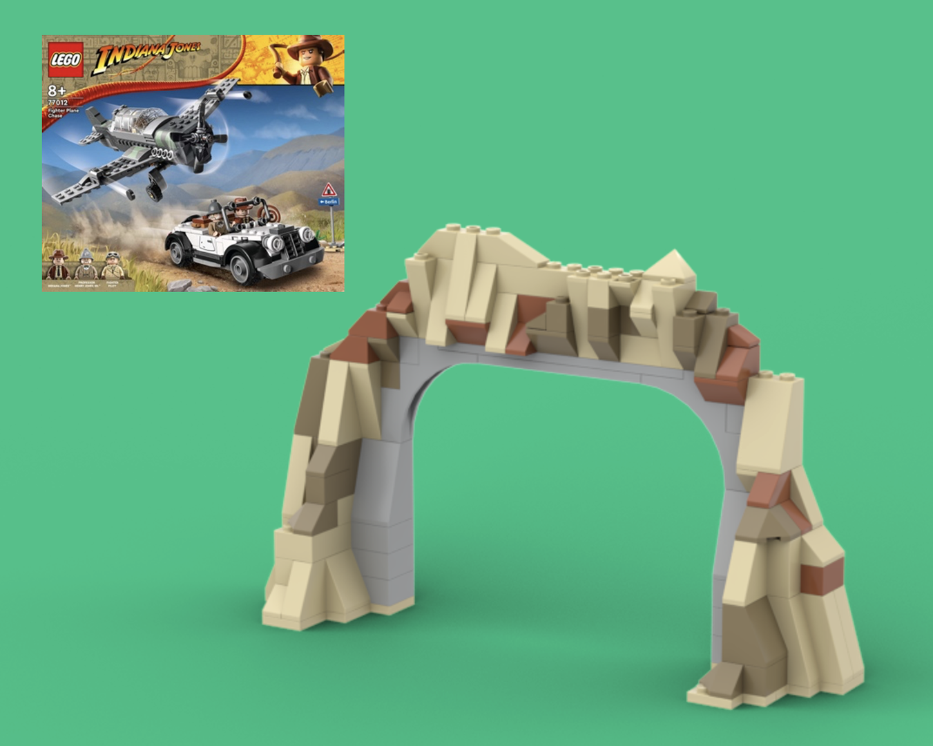 Indiana Jones 77012 tunnel modification