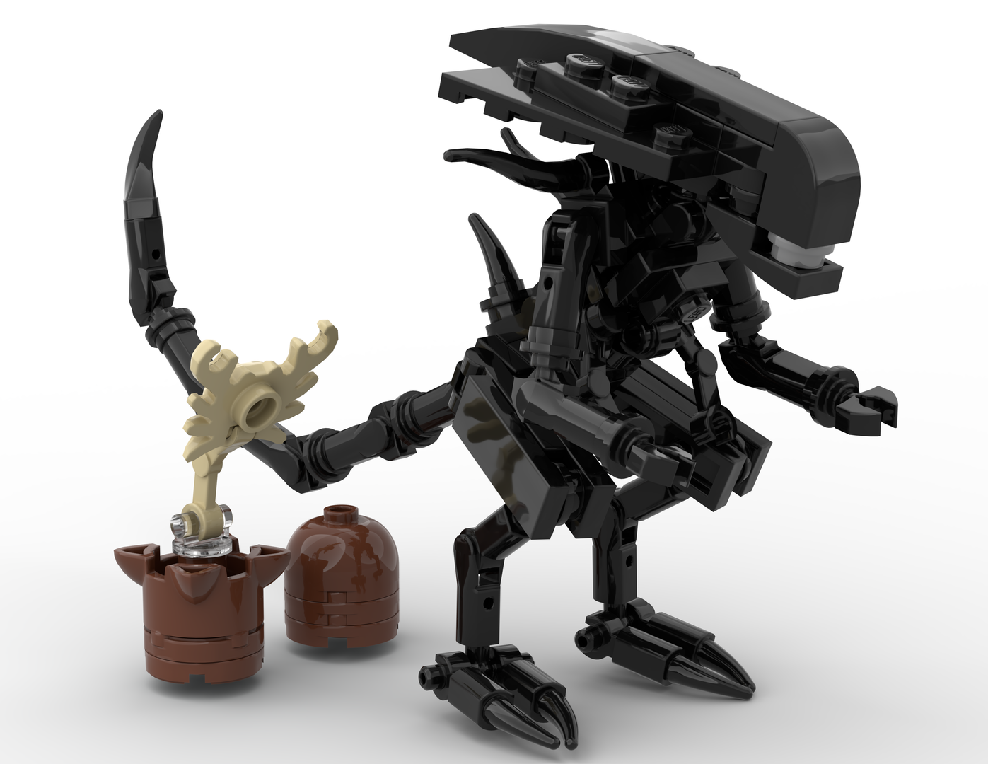 Aliens Xenomorph Queen (w/ eggs and Facehugger)