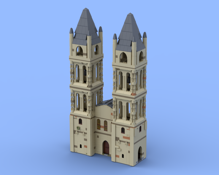 Lego hogwarts bell towers