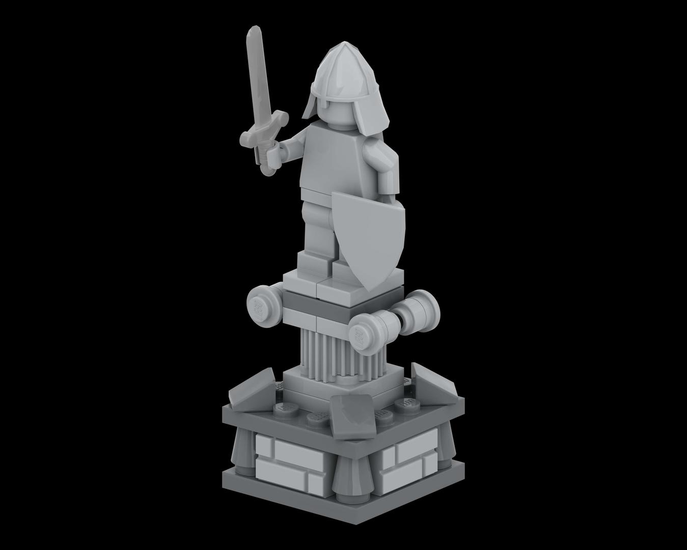 Medieval Stone Statue