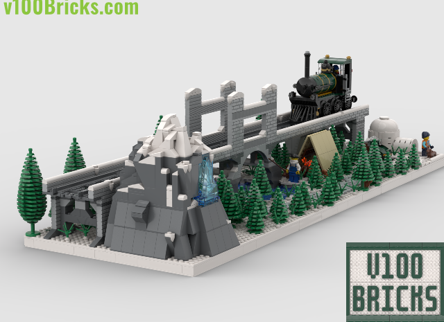 Winter Forest Train