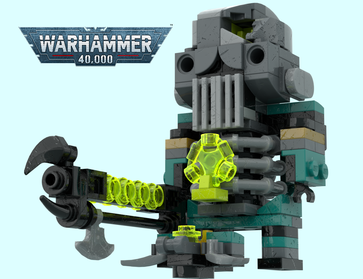 Necron warrior with scarab