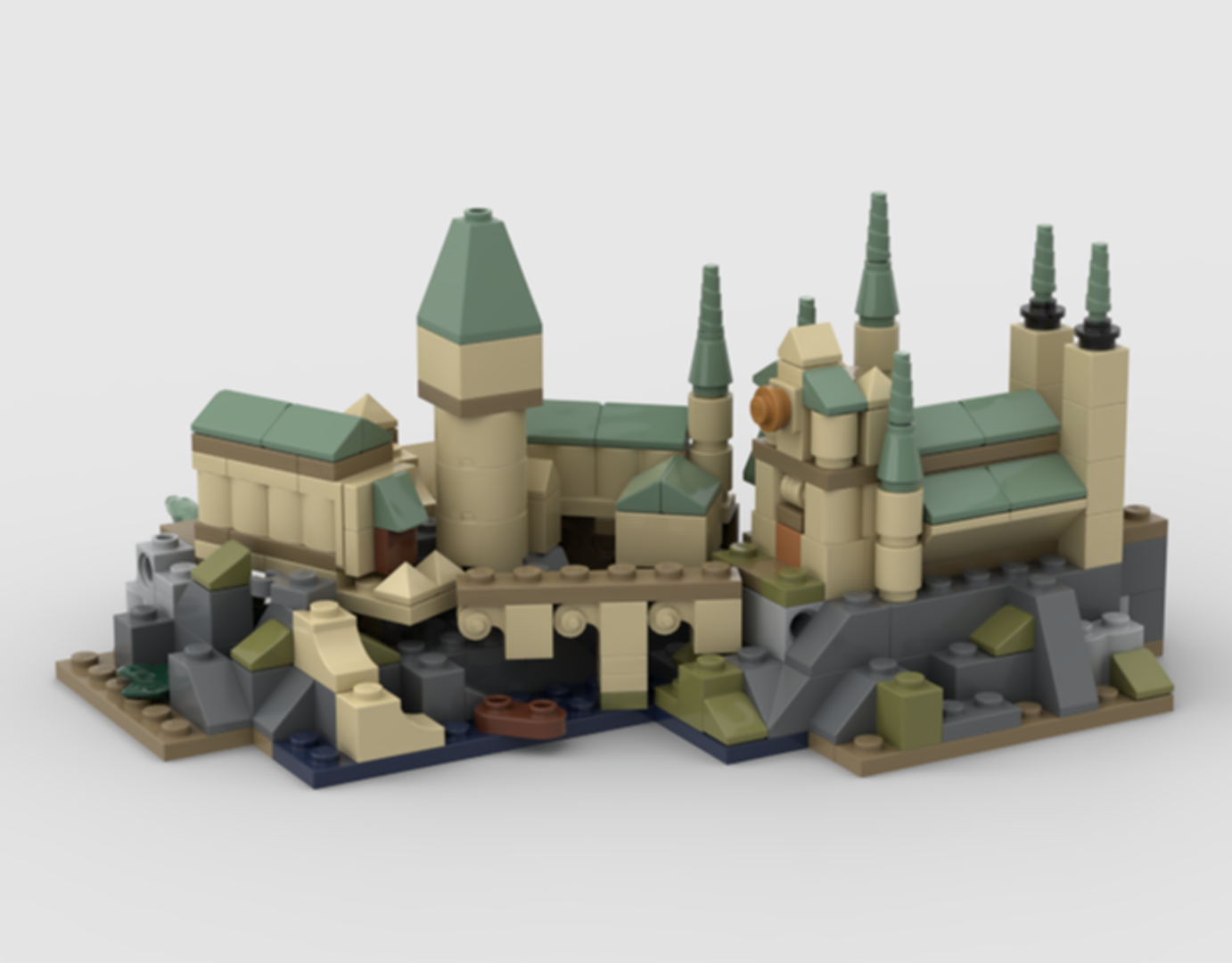Mini School of Witchcraft and Wizardry (76415-1 Alternate Build) alternate build