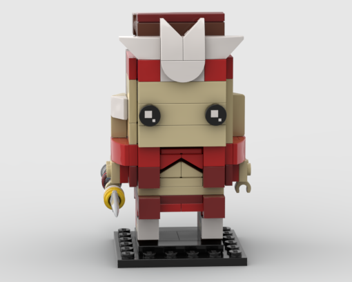 Aloy - Red Carja Blazon - Horizon Forbidden West Brickheadz