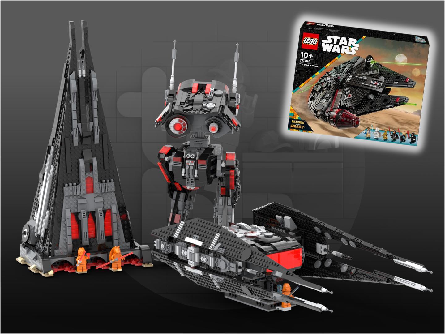 75389 - 3-in-1 Dark Falcon Collection alternate build