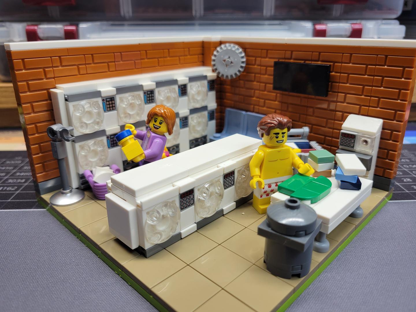 Bricksculpt Laundromat