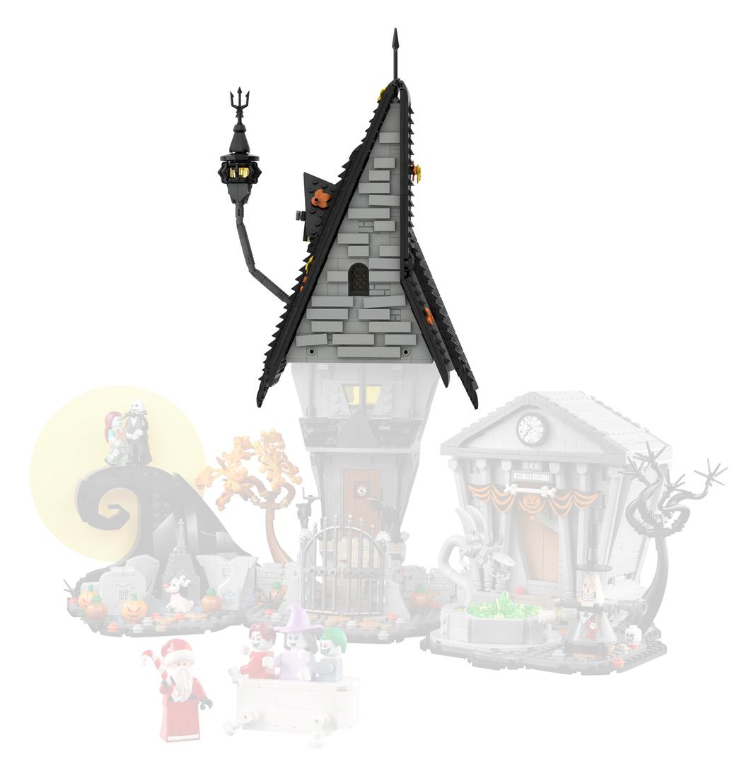 Nightmare Before Christmas - Jack's house roof alternate