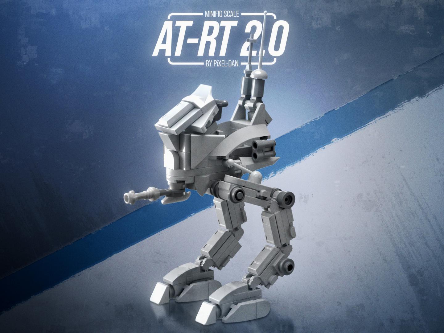 PiXEL-DAN AT-RT WALKER 2024 - MINIFIG SCALE - 501st, 442nd, 312th