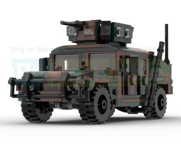 M1151 HMMWV (Humvee) Up-armored armaments carrier (Woodland camo)