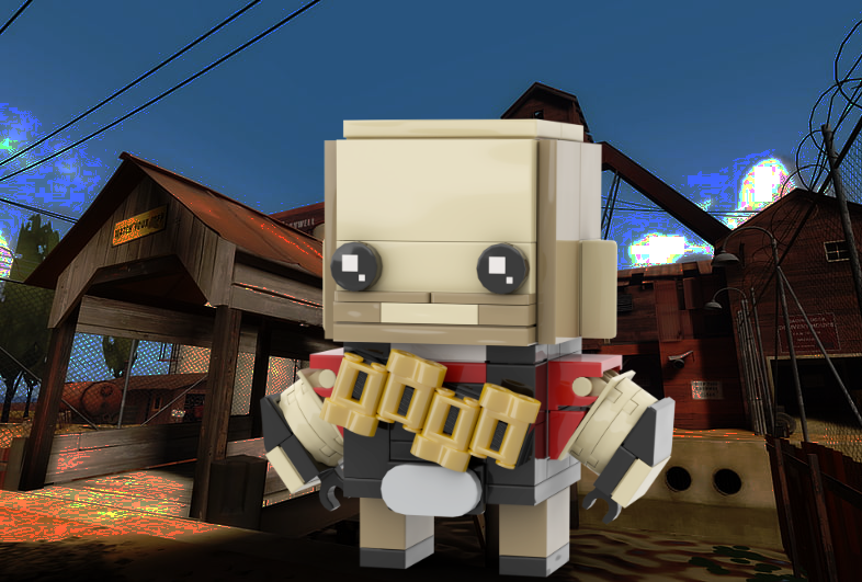 RED Heavy Brickheadz