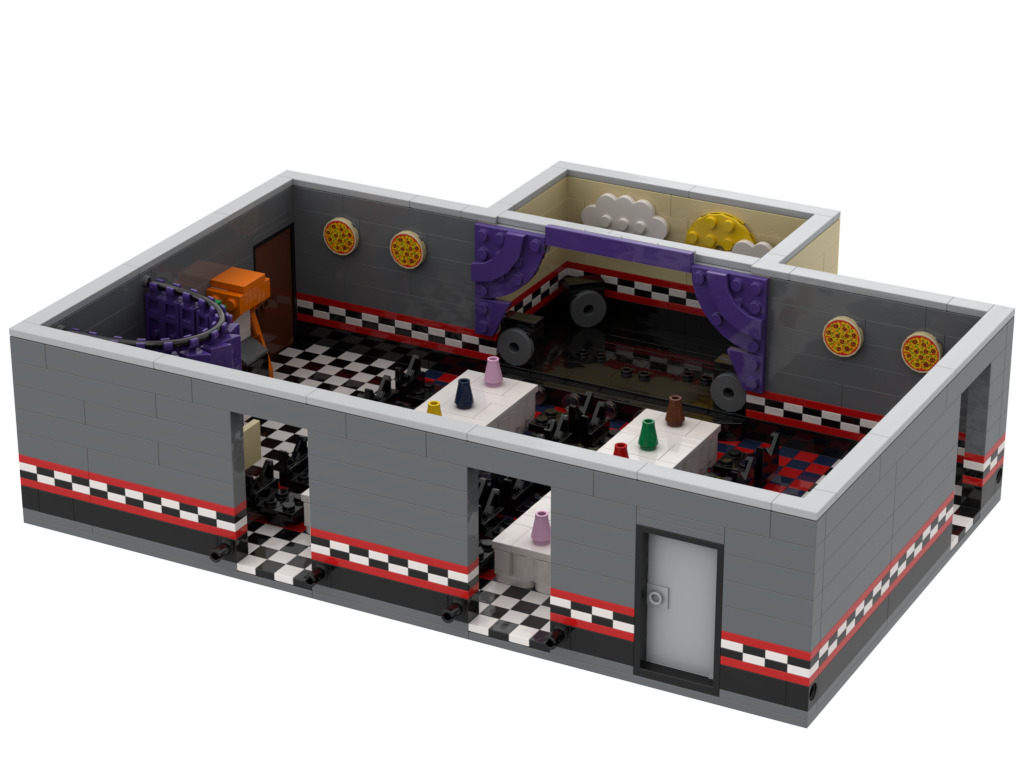 fnaf 1 Stage and Dining area