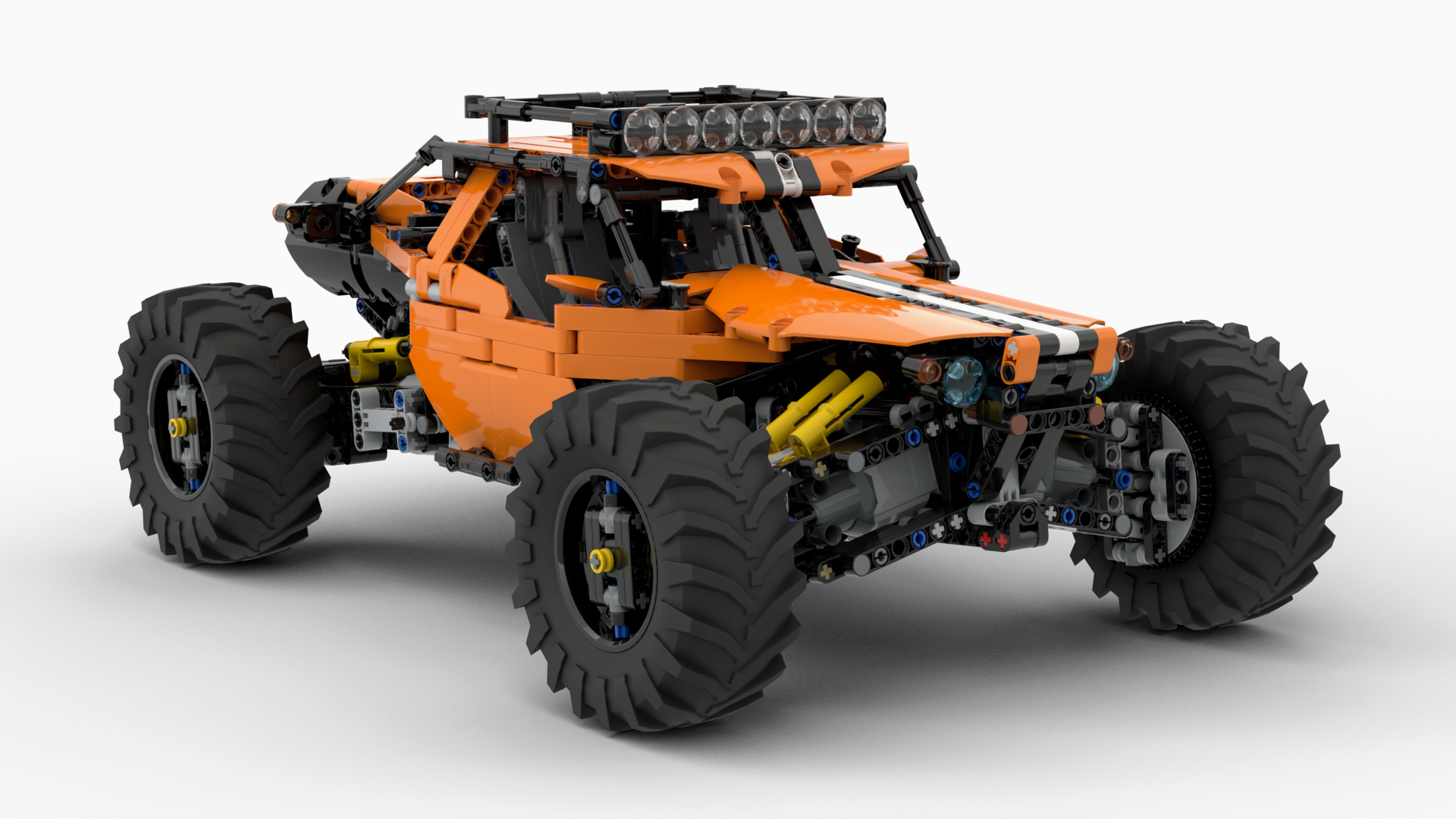 4WD RC Buggy - Orange