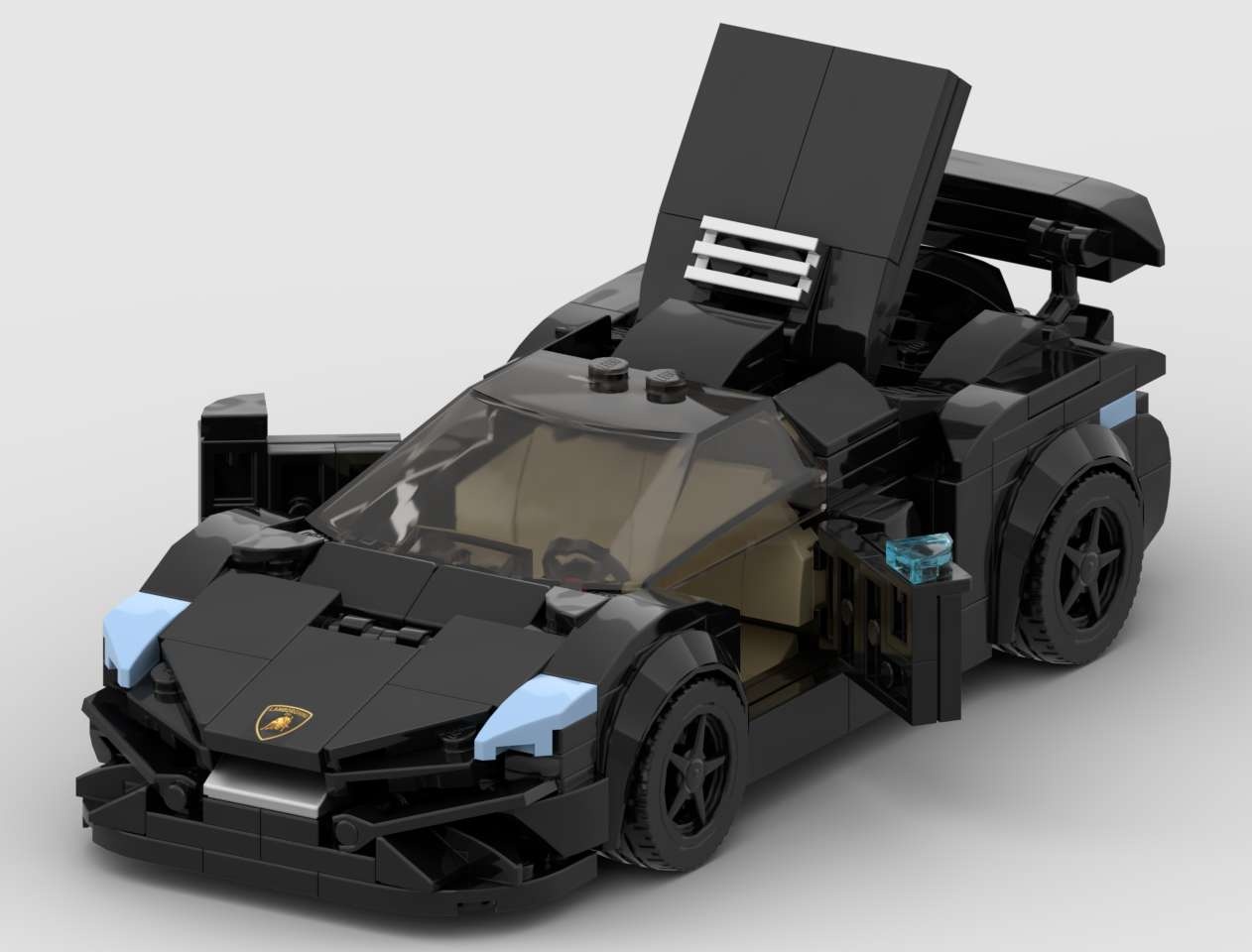 Lamborghini Huracan Black version modified