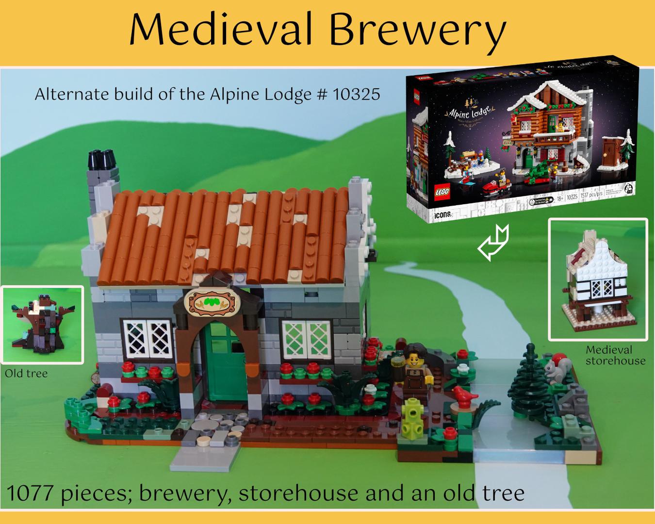 Medieval Brewery // Alternate build of 10325 Alpine Lodge