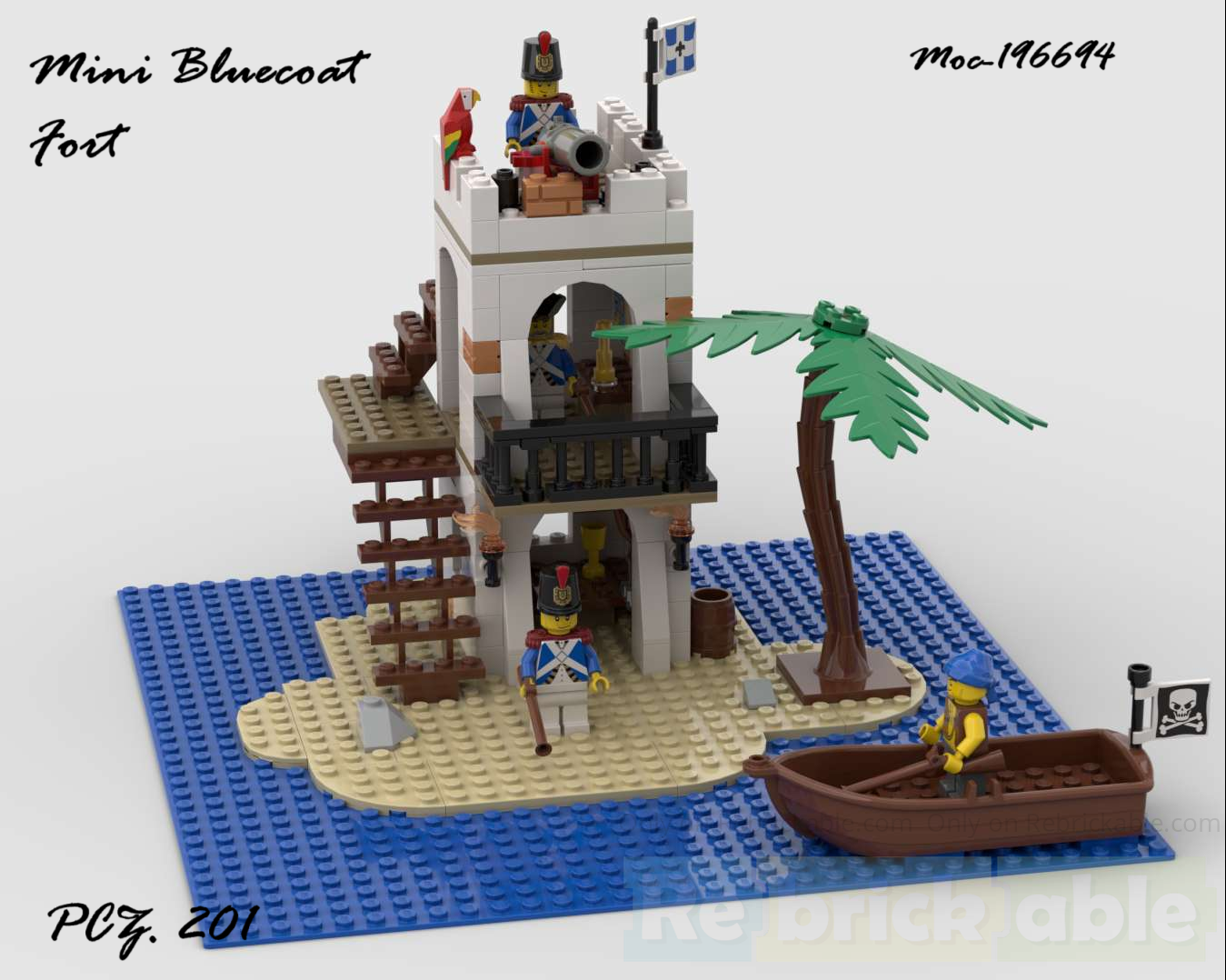Pirates: Mini Bluecoat Fort