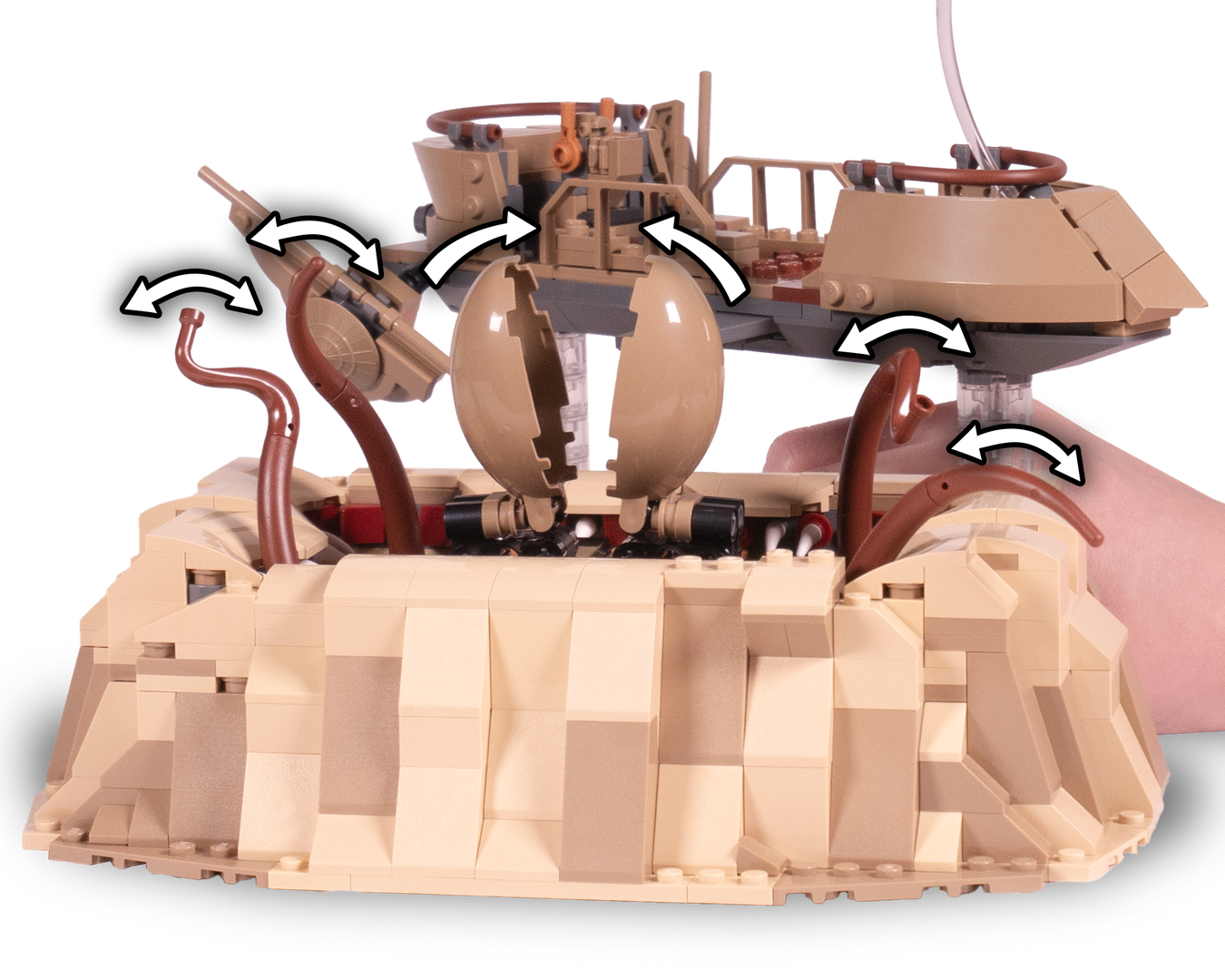 Upgrade for the 75396 Sarlacc Pit (Function + more)