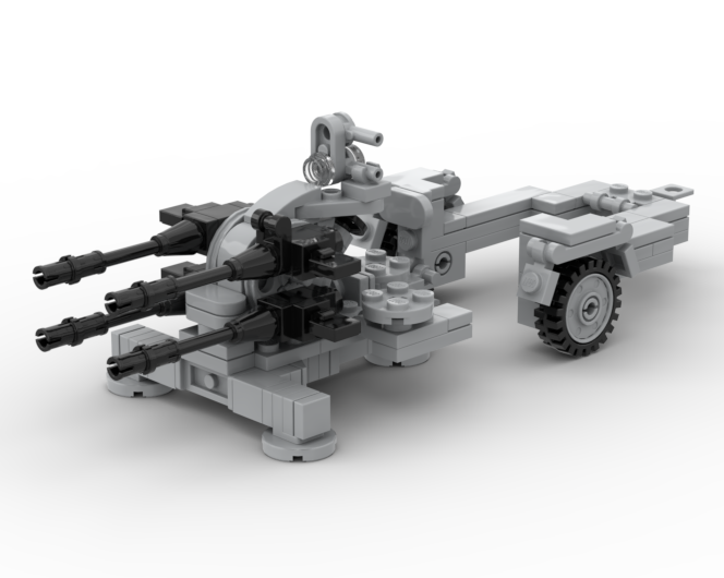 German WW2 Flakvierling 38 V2.0 MOC