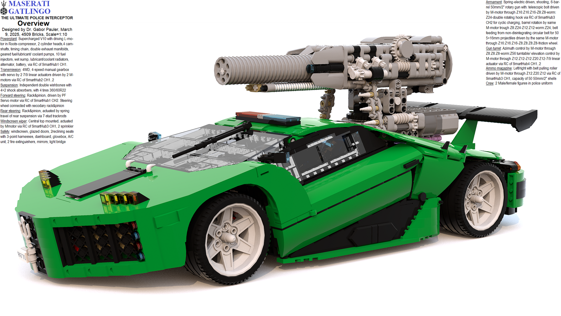 Maserati Gatlingo Ultimate Police Interceptor