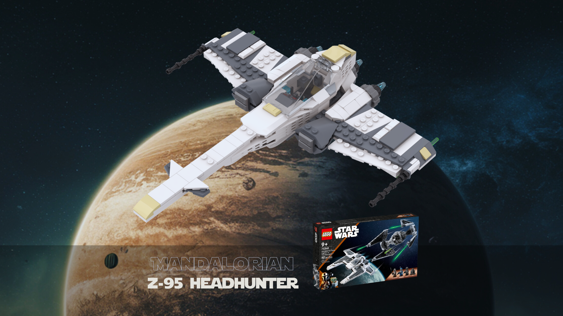 Mandalorian Z-95 headhunter - 75348 alternative alternate build