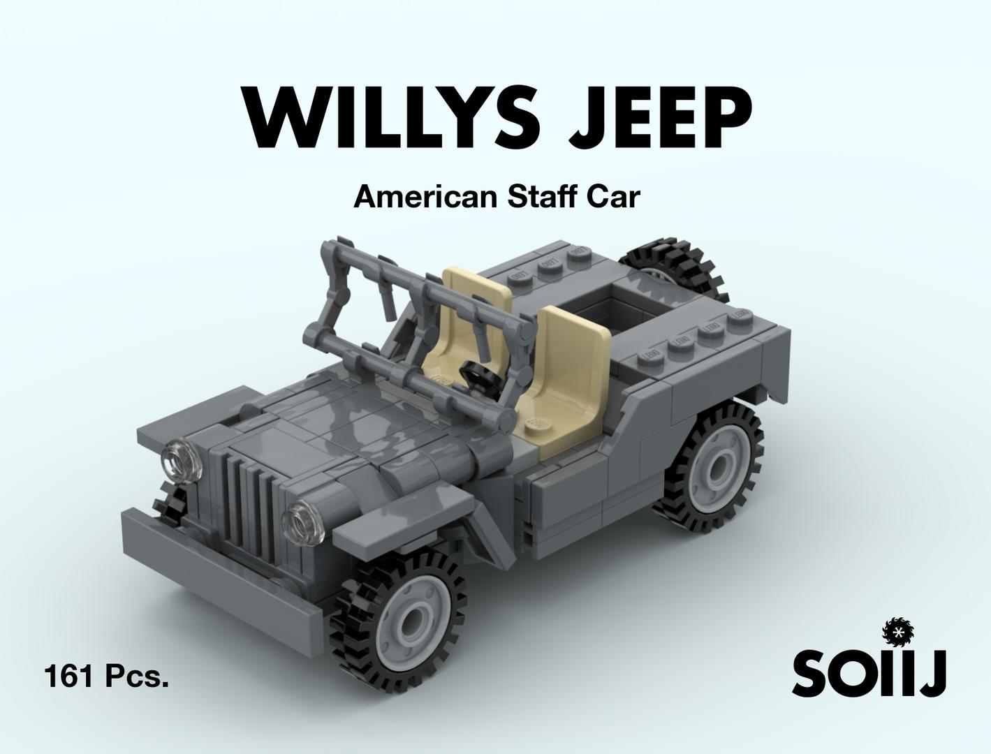 Willys Jeep staff car - 1:35