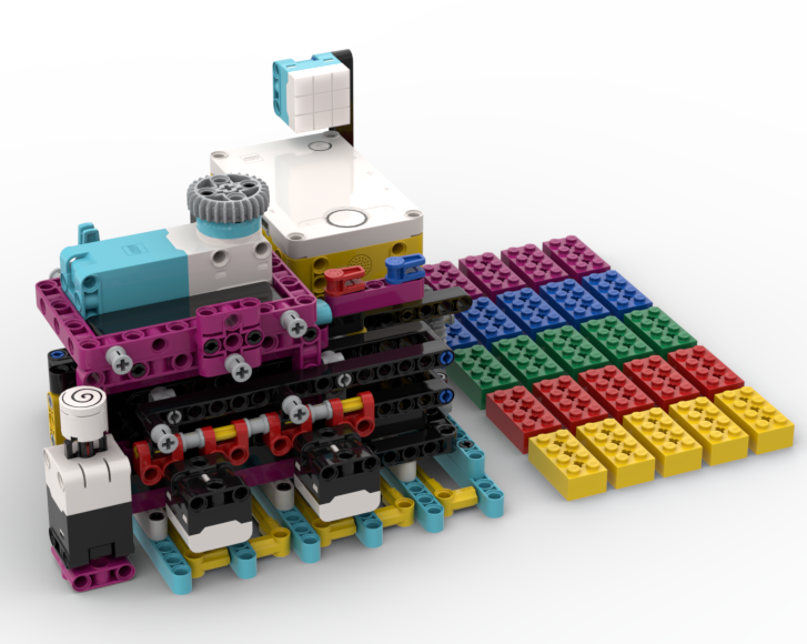 Lego Spike Prime Color Code Game Robot