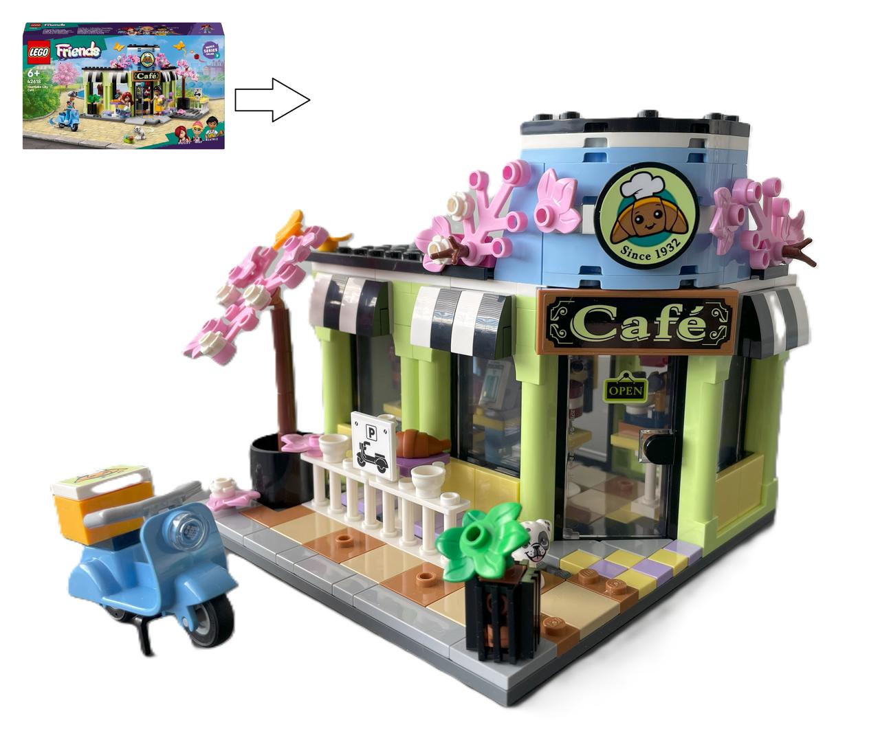 Cafe & Cake Shop Alternate build of 42618 Heartlake City Café alternate build