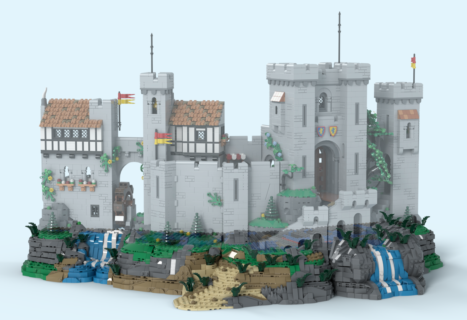 Lion Knight's Castle (BASE UPGRADE) - OPEN CASTLE DESIGN