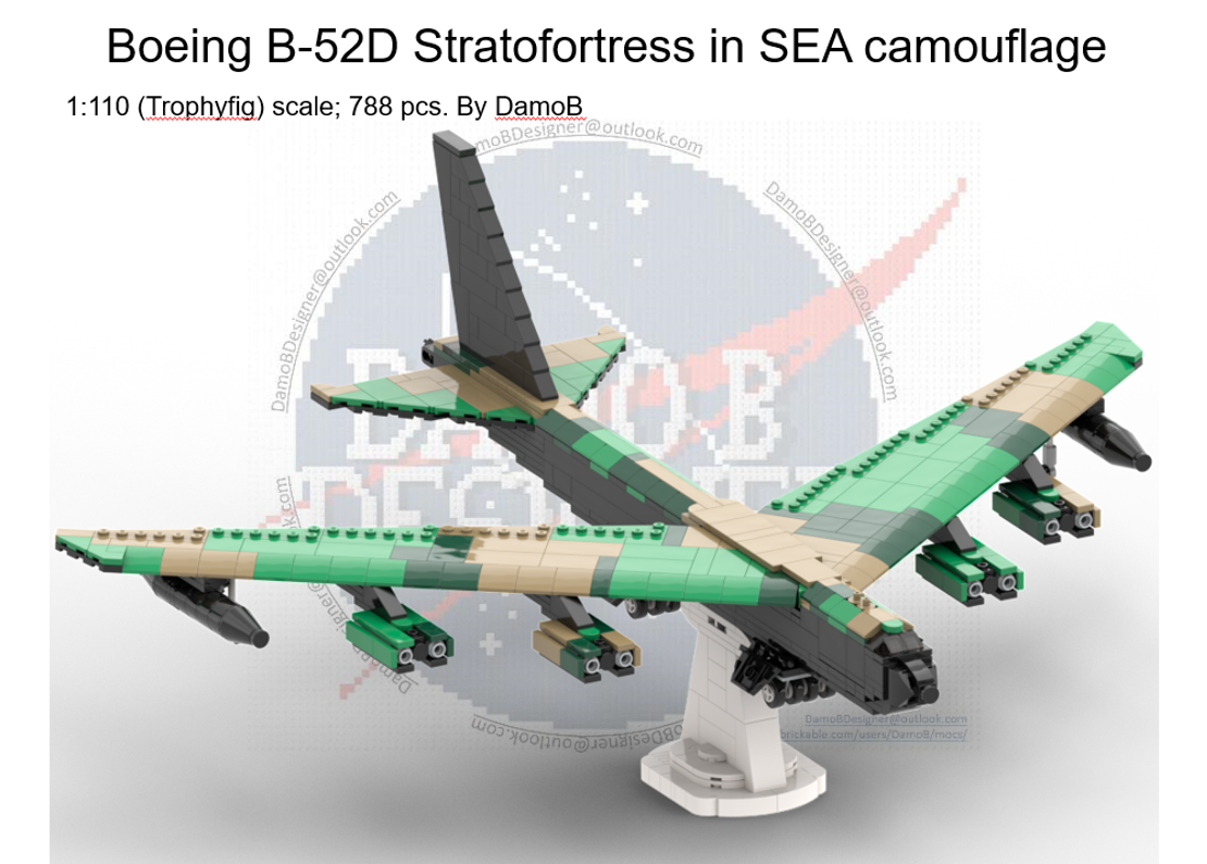 Boeing B-52D Stratofortress (South East Asia camouflage)